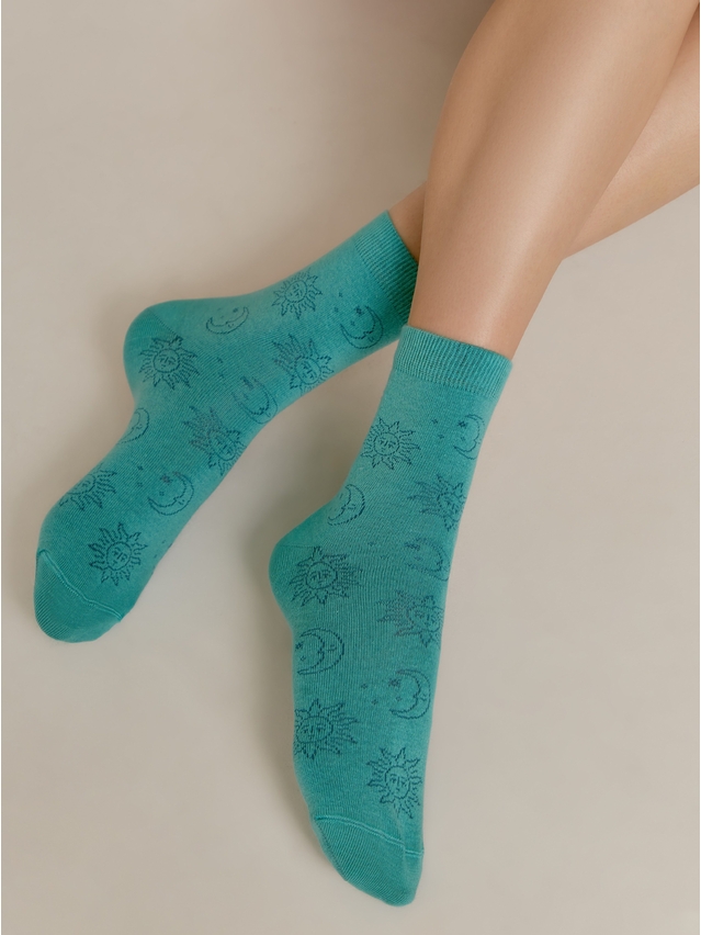 Women's socks CONTE ELEGANT CLASSIC, s.23, 529 turquoise - 1