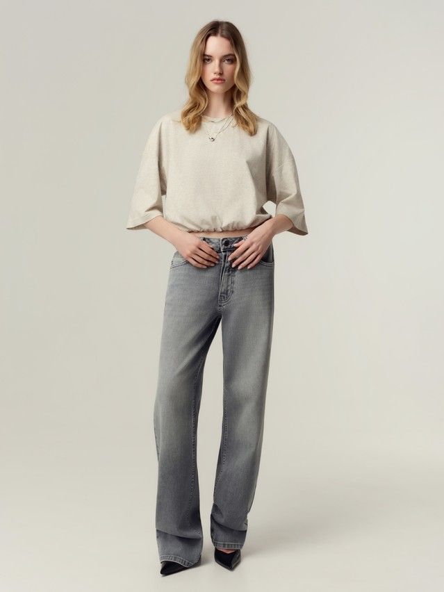 Women's polo neck shirt CONTE LD 3448, s.170-84, melange - 1