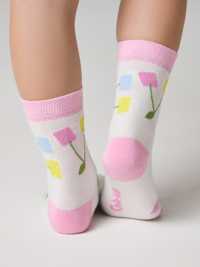 Children's socks CONTE-KIDS TIP-TOP, s.12, 1032 milky-light pink - 3