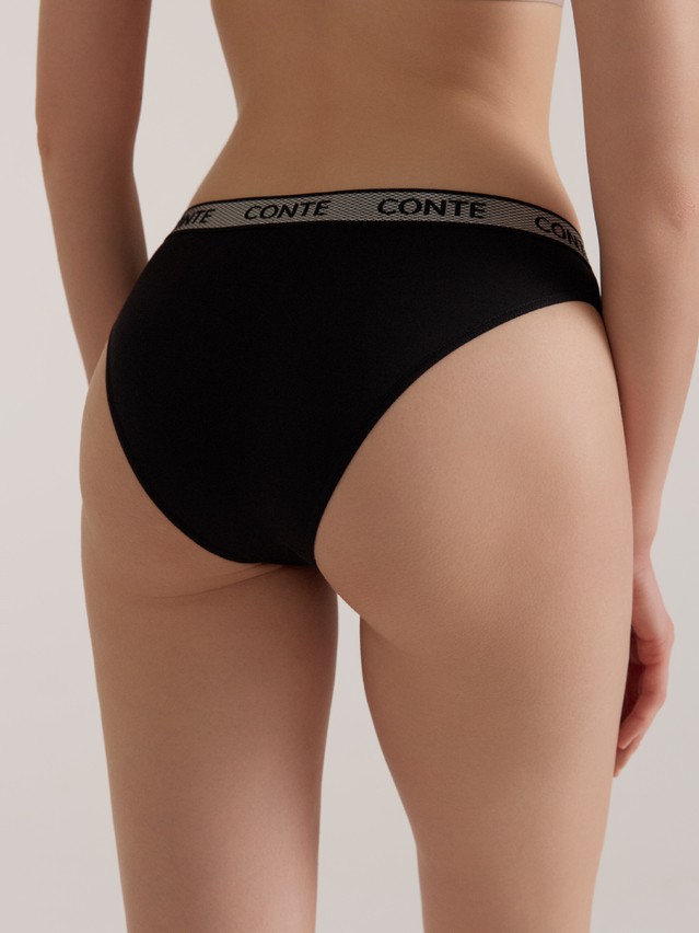 Women's panties CONTE ELEGANT BODY TOUCH LB 3197, s.90, black - 2