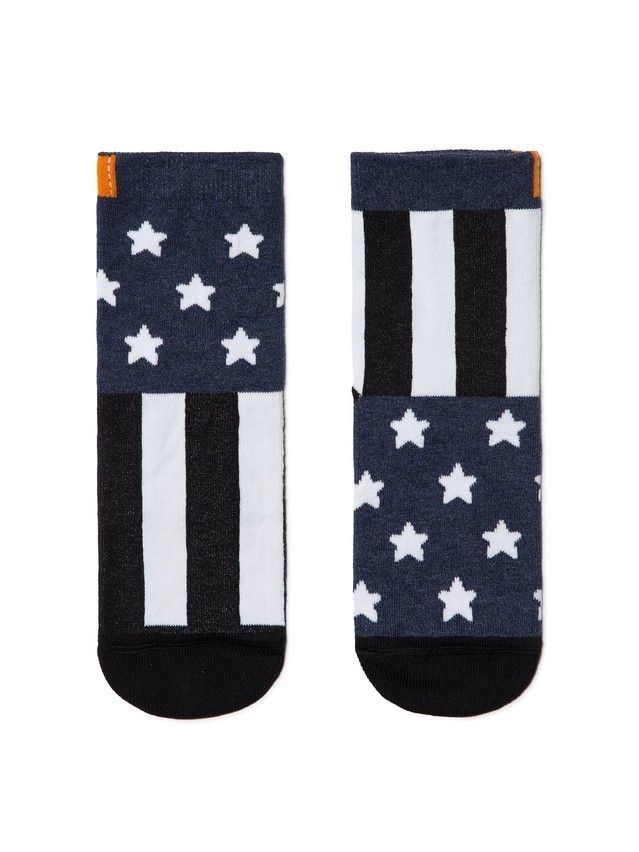 Children's socks CONTE-KIDS CHEERFUL LEGS, s.30-32, 280 navy - 1