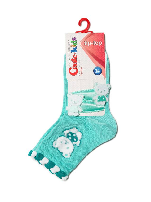 Children's socks TIP-TOP (with hairpins) 17S-88SP, s. 21-23, 288 turquoise - 4