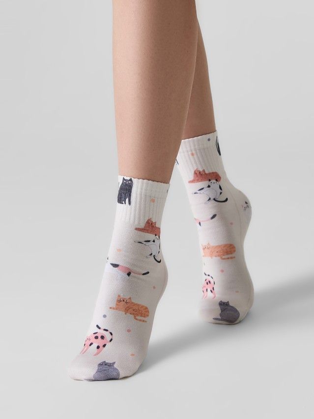 Women's socks CONTE ELEGANT CLASSIC, s.23-25, 1166 beige - 3