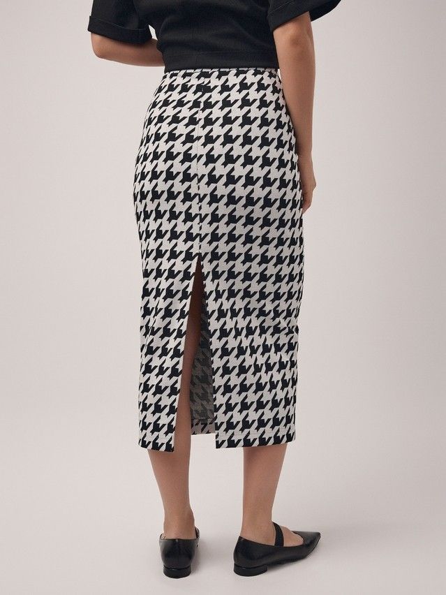 Women's skirt CONTE ELEGANT LU 2815, s.170-94, dogtooth - 3