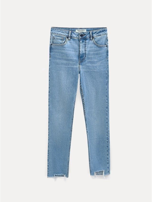 Denim trousers CONTE ELEGANT CON-720, s.170-102, light blue - 8