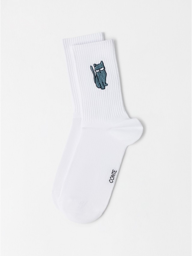 Women's socks CONTE FANTASY, s.23-25, 1120 white - 3