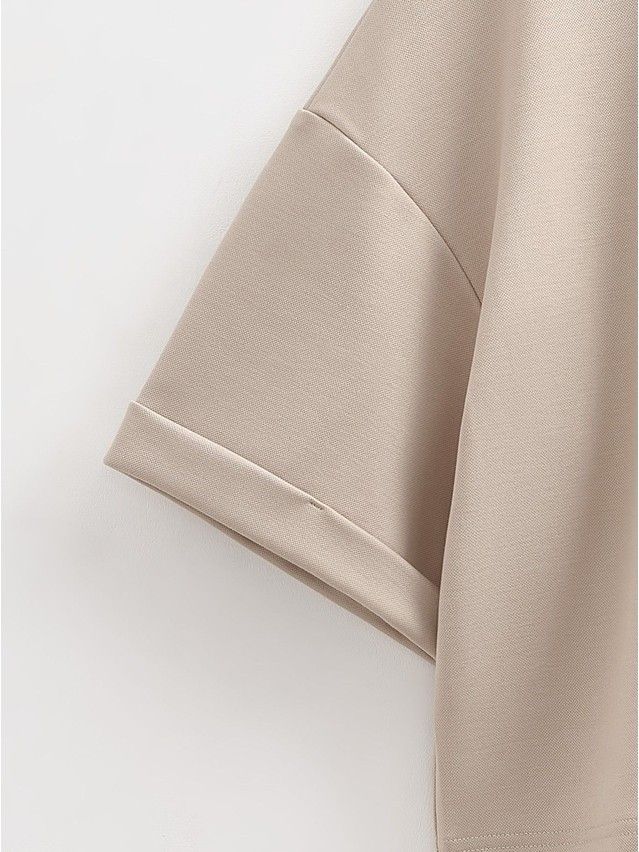 Women's polo neck shirt CONTE ELEGANT LD 2804, s.170-92, beige - 7