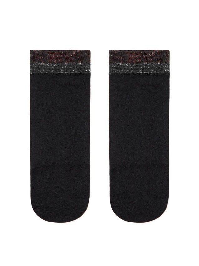 Women's socks CONTE ELEGANT FANTASY, s.23-25, silver-nero - 4