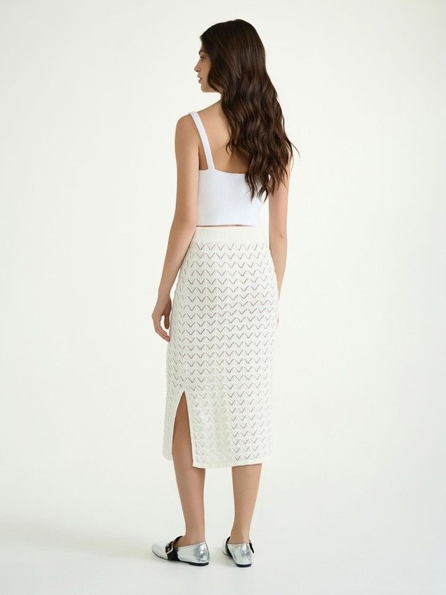 Women's skirt CONTE ELEGANT LDK2446, s.170-90, ecru - 5