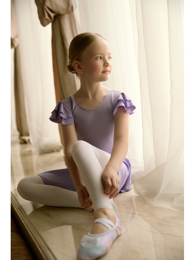 Fancy children's tights CONTE ELEGANT BALLET 70 (2 pieces),s.104-110, white - 5