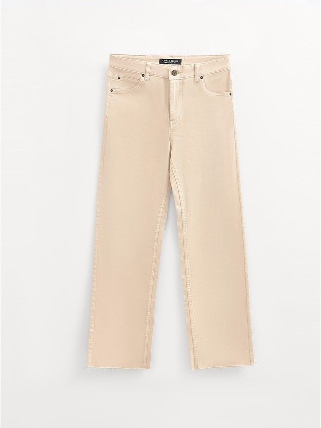 Denim trousers CONTE ELEGANT CON-735, s.170-102, ecru - 8