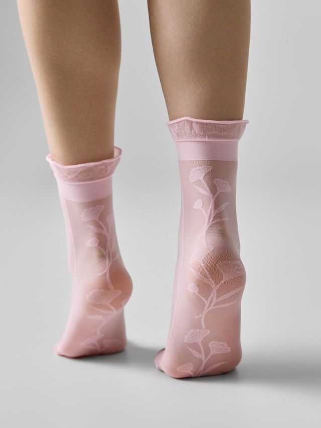Women's socks CONTE ELEGANT FANTASY, s.23-25, light pink - 4