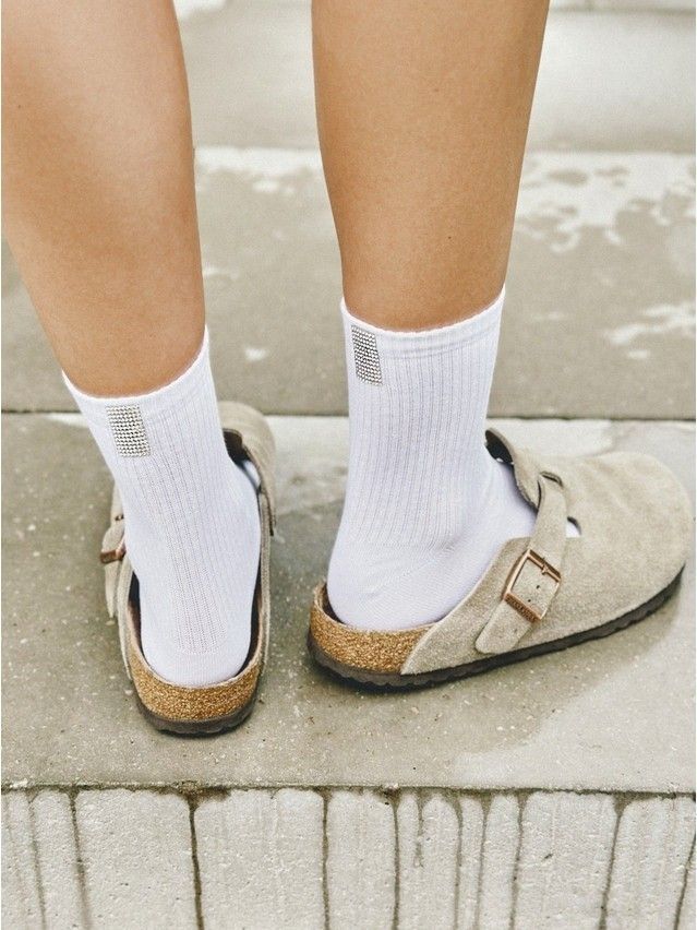 Women's socks CONTE ELEGANT CLASSIC, s.23, 419 white - 1