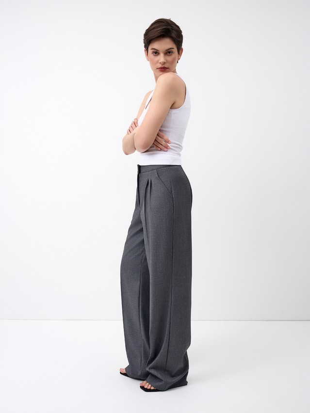 Women's trousers CONTE LBK 3257, s.164-84-90, graphite - 6