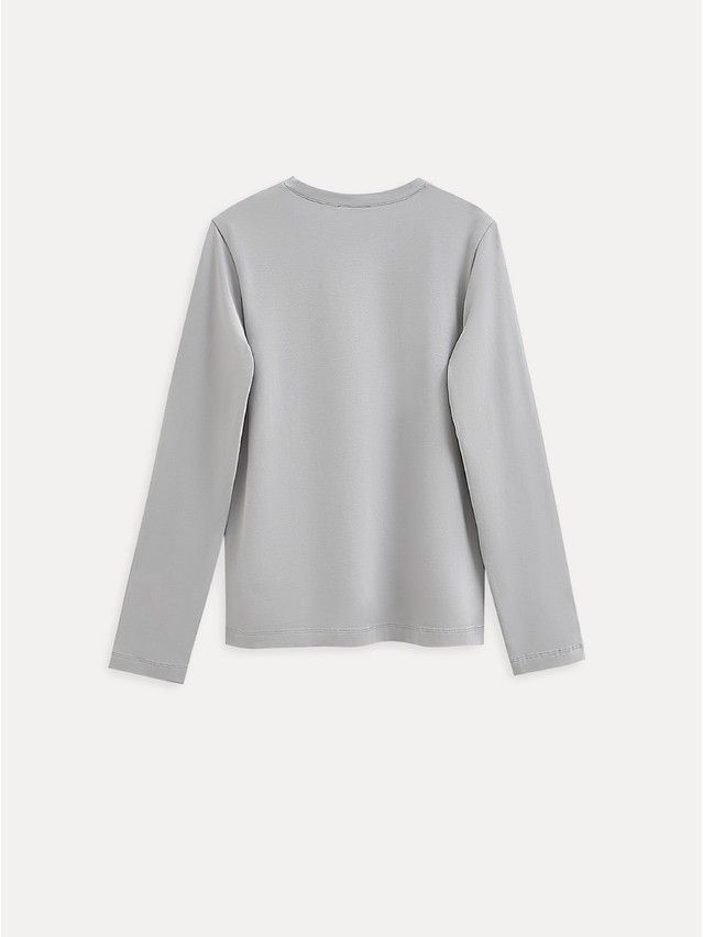 Women's polo neck shirt CONTE LD 3287, s.170-88, grey-flower - 2