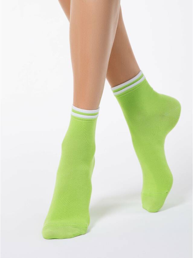 Women's socks CONTE ELEGANT CLASSIC, s.23, 010 lettuce green - 1