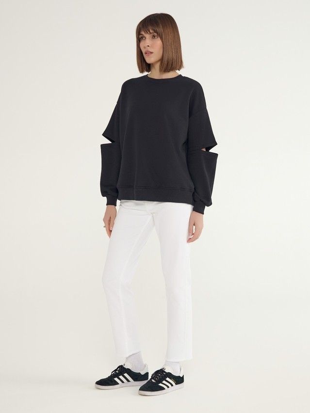 Women's polo neck shirt CONTE ELEGANT LD 3072, s.170-92, black - 4