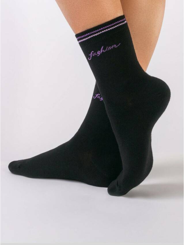 Women's socks CONTE ELEGANT CLASSIC, s.23, 045 black - 1