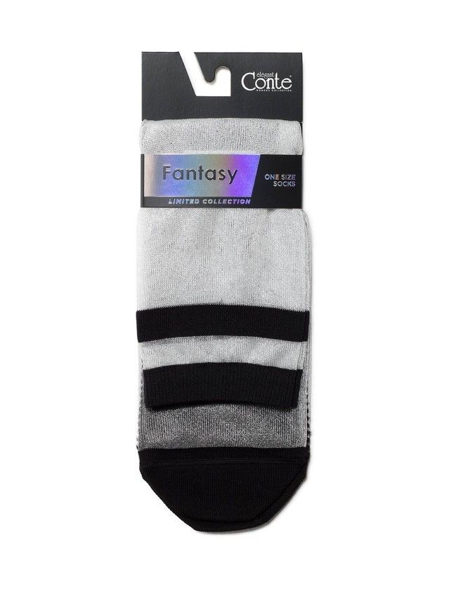 Women's socks FANTASY 19C-63SP, s. 36-37, 159 black - 3