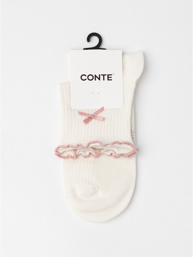 Women's socks CONTE, s.23-25, 1184 milky-ash-pink - 5