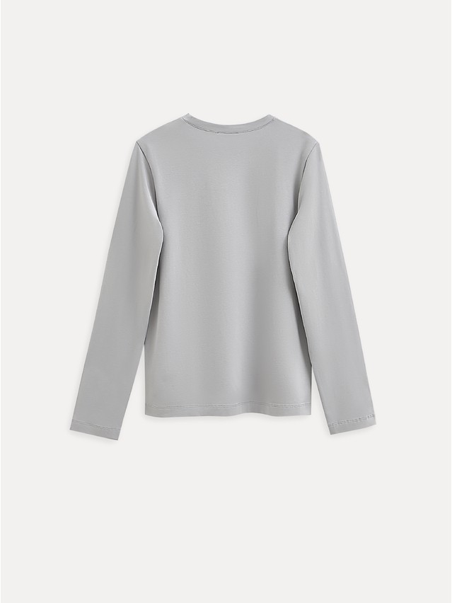 Women's polo neck shirt CONTE LD 3287, s.170-84, grey-flower - 2