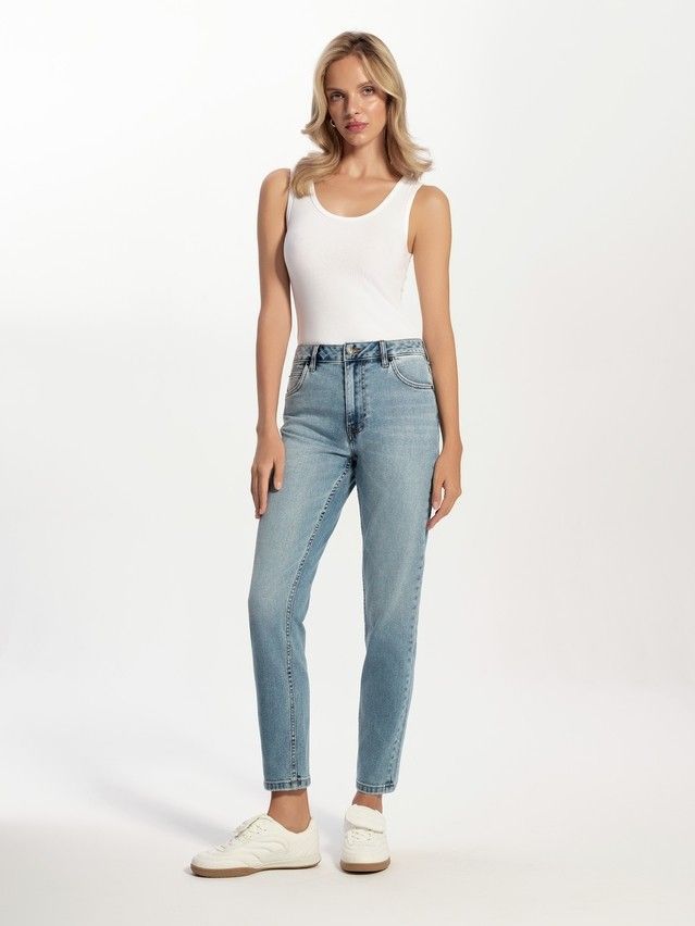 Denim trousers CONTE ELEGANT CON-722, s.170-102, blue - 1