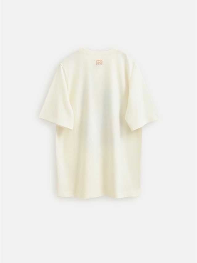 Women's polo neck shirt CONTE ELEGANT LD 3036, s.170-92, milk-peach - 6