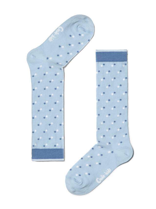 Children's knee high socks CONTE-KIDS TIP-TOP, s.27-29, 037 blue - 1