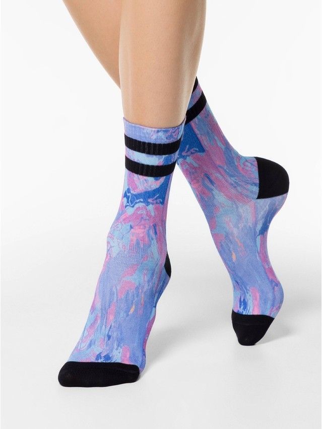 Women's socks CONTE ELEGANT FANTASY, s.23-25, 324 blue - 1