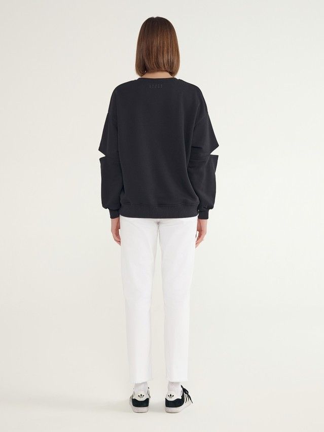 Women's polo neck shirt CONTE ELEGANT LD 3072, s.170-92, black - 5