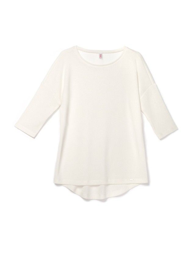 Women's polo neck shirt CONTE ELEGANT LD 833, s.170-100, milky - 1