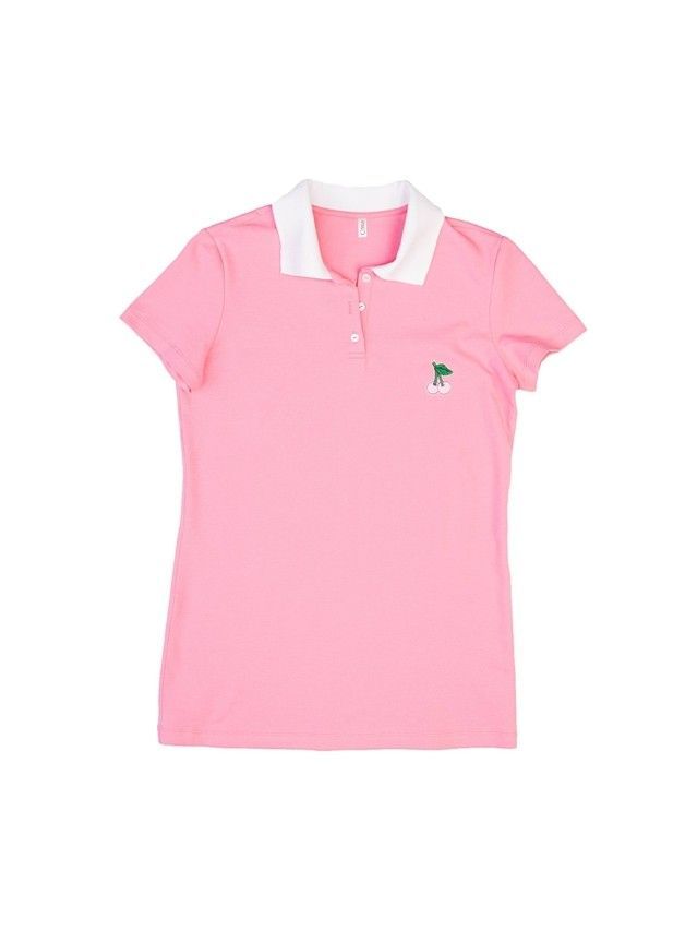 Women's polo neck shirt CONTE ELEGANT LD 729, s.170-100, pink - 3