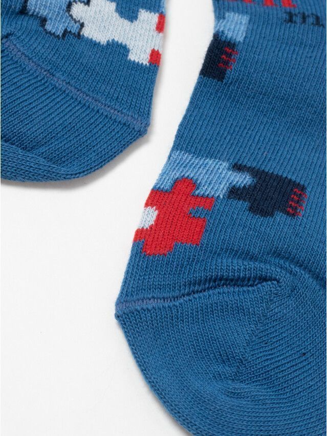 Children's socks CONTE-KIDS TIP-TOP (2 pairs),s.18-20, 702 white-denim - 3