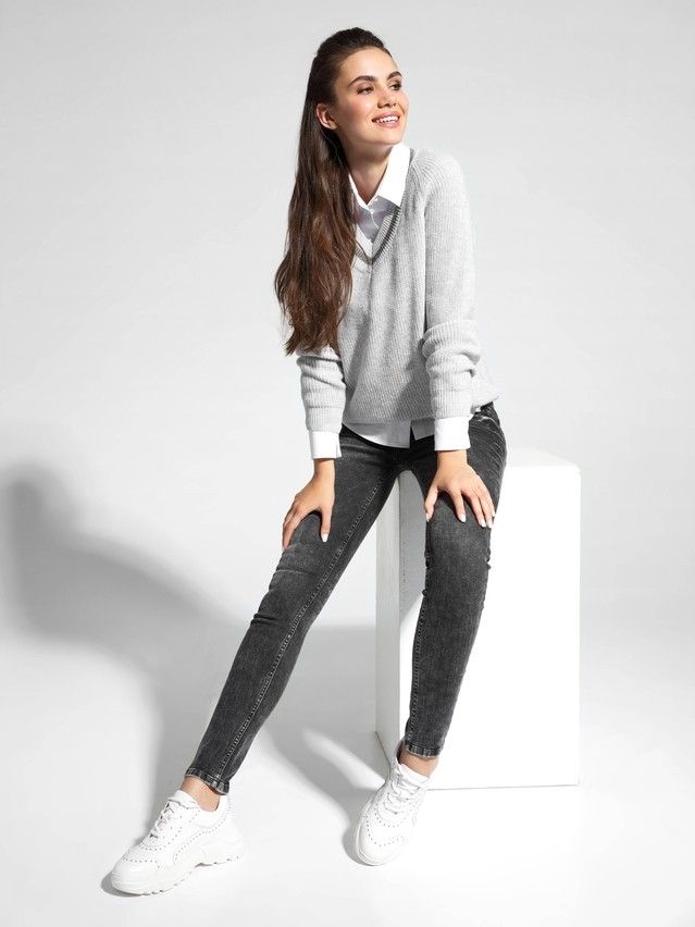 Pullover LDK 066 18С-218СП, s.170-88, moon grey - 3