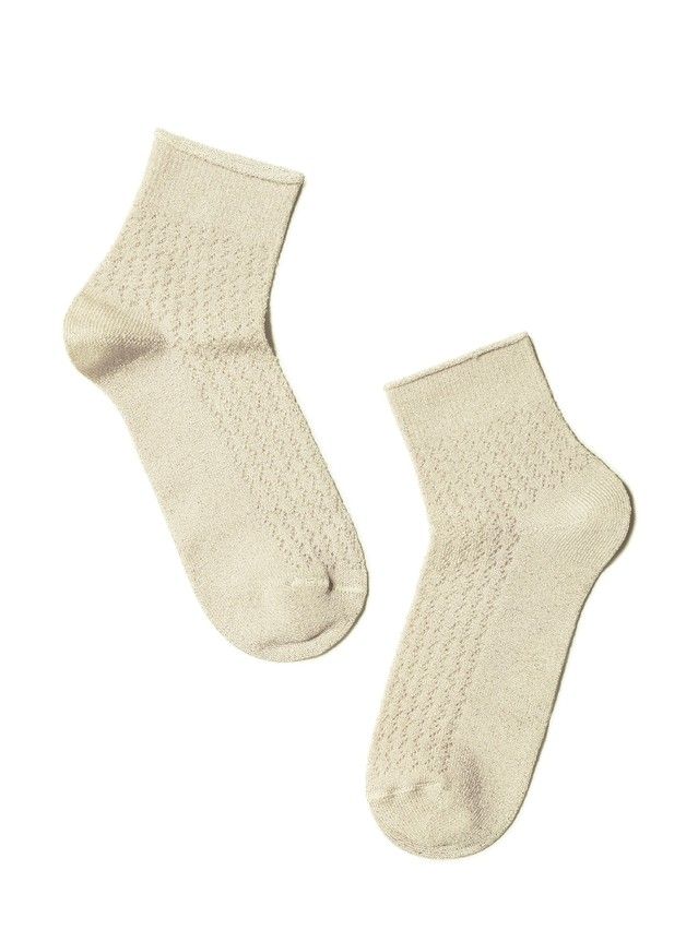 Women's viscose socks AJOUR 19С-186SP, s.36-37, 180 cream - 2