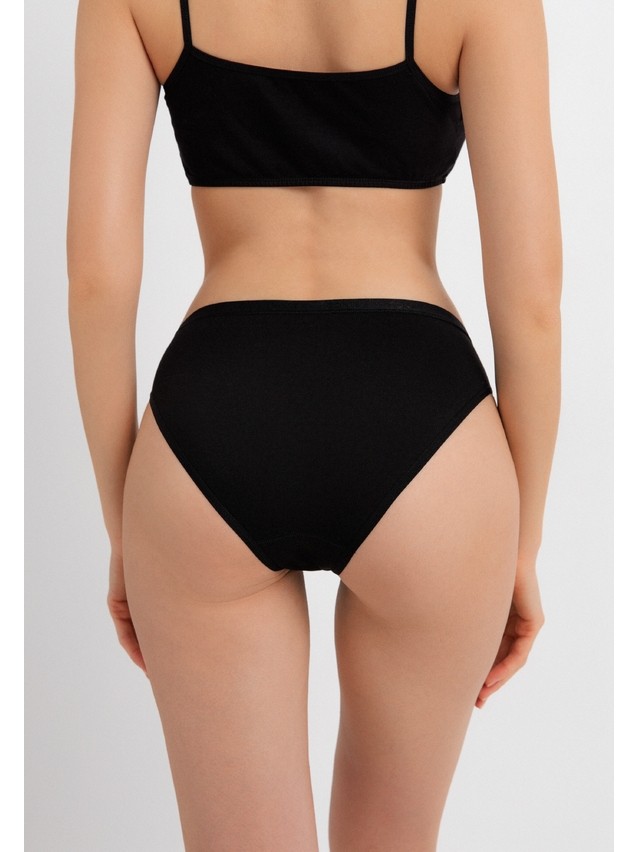 Women's panties CONTE ELEGANT COMFORT COTTON LB 5571, s.106, black - 6