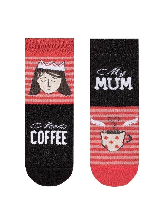 Children's socks CONTE-KIDS CHEERFUL LEGS, s.24-26, 337 red - 1