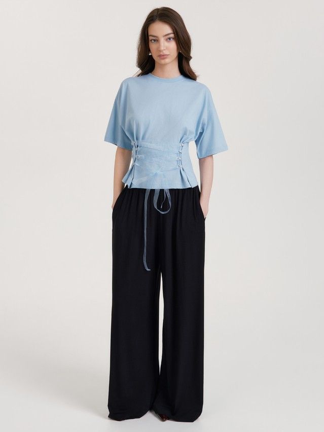 Women's polo neck shirt CONTE LD 3445, s.170-84, blue - 1