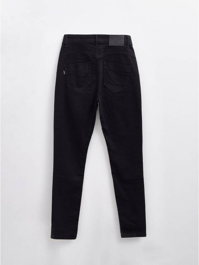 Denim trousers CONTE ELEGANT CON-374, s.170-102, deep black - 11