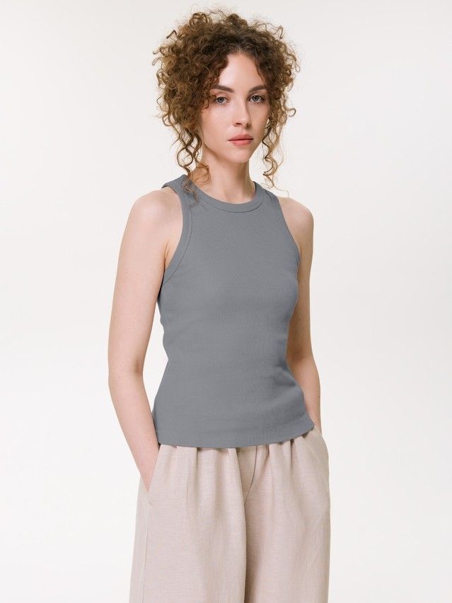 Women's tank top CONTE ELEGANT BASIC COLLECTION LM 5022, s.170-84, light grey - 1