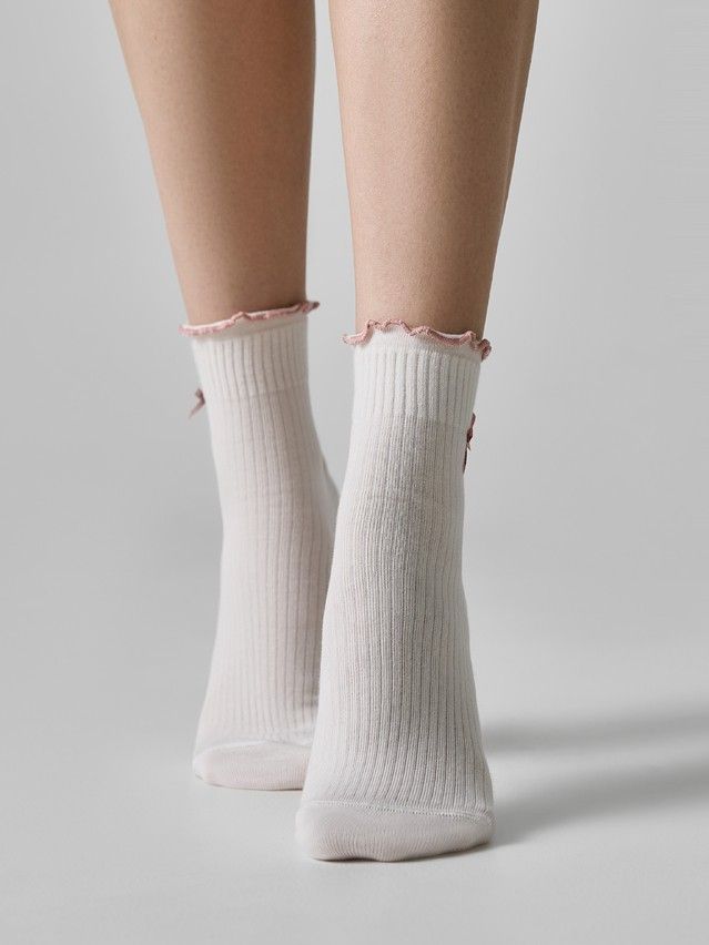 Women's socks CONTE, s.23-25, 1184 milky-ash-pink - 3