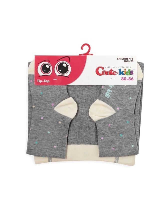 Children's tights CONTE-KIDS TIP-TOP, s.104-110 (16),711 grey - 3
