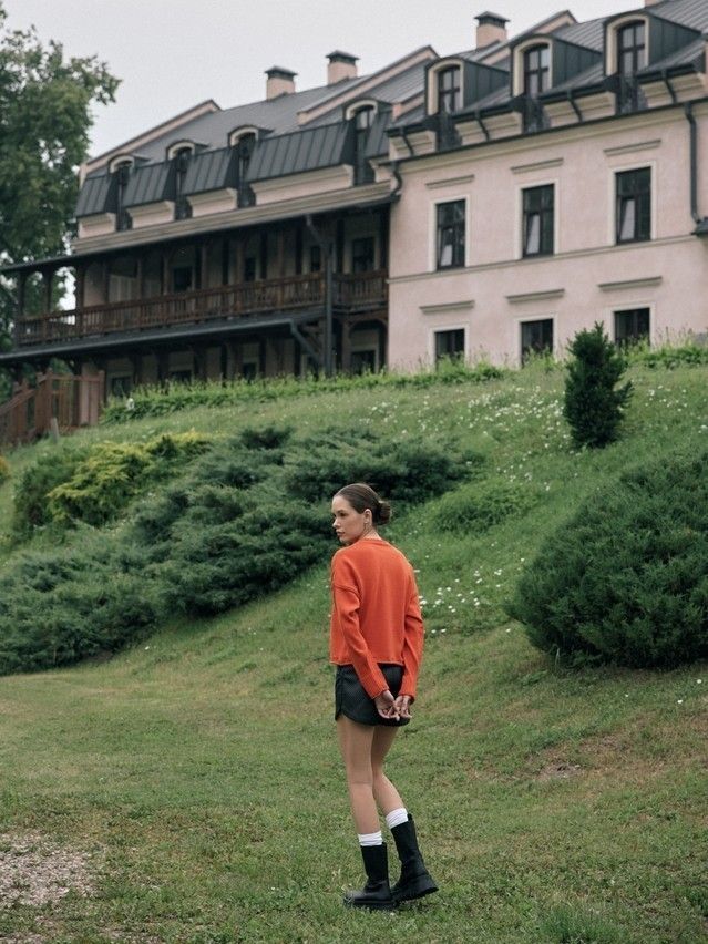 Women's pullover CONTE ELEGANT LDK299, s.170-84, orange - 1
