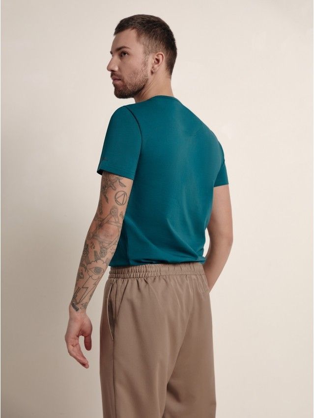 Men's pullover DiWaRi BASIC MF 310-10, s.170,176-104, emerald - 2