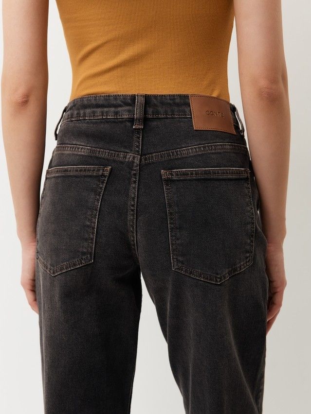 Women's jeans CONTE CON-951, s.164-94, washed black - 8