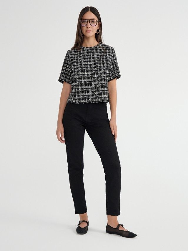 Women's blouse CONTE ELEGANT LBU 3010, s.170-92-98, black - 1