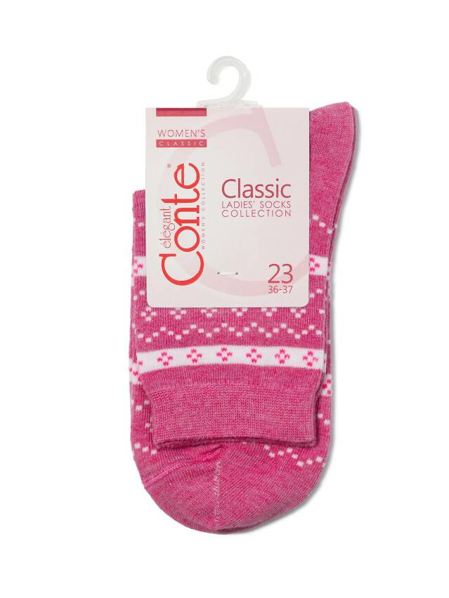 Women's socks CONTE ELEGANT CLASSIC, s.23, 062 pink - 3