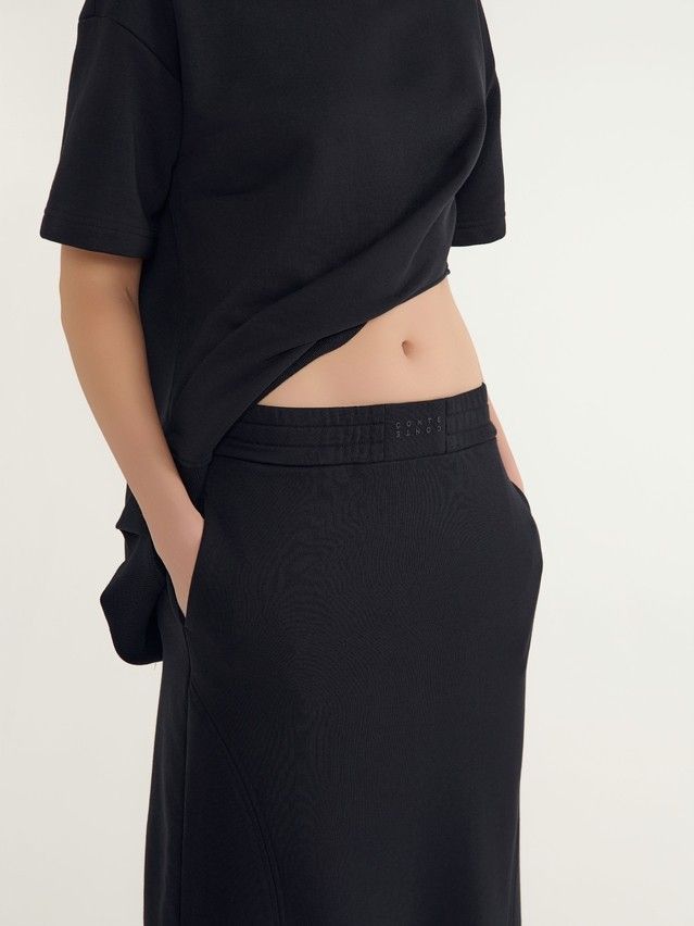 Women's skirt CONTE ELEGANT LU 3080, s.170-90, black - 2