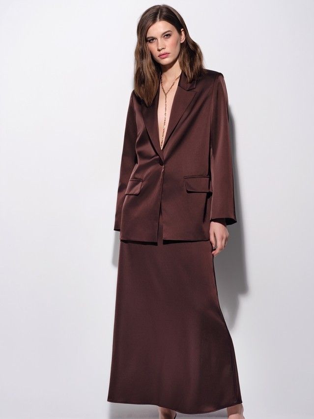 Women's skirt CONTE LU 3389, s.170-90, chocolate - 4