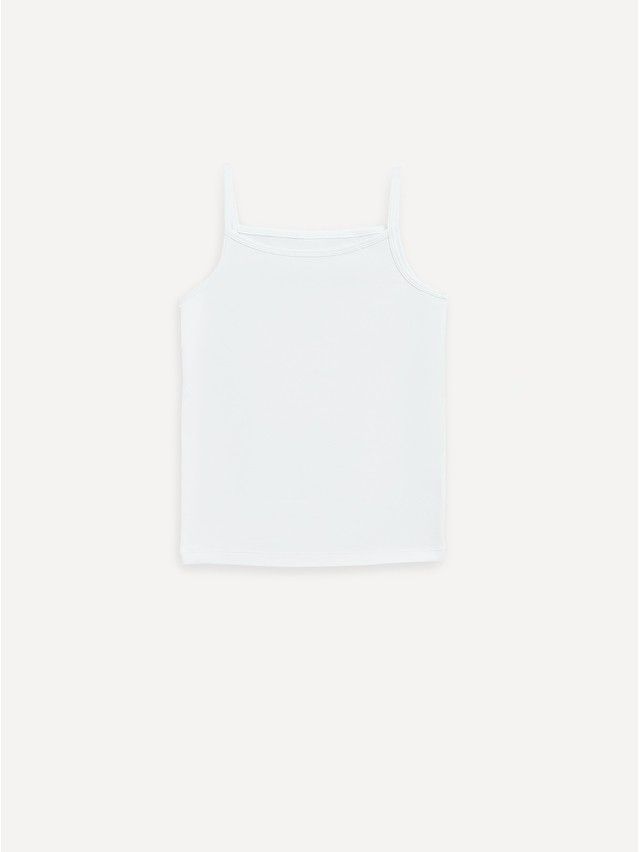Sleeveless top for girls CONTE ELEGANT BASIC COLLECTION DT 5103, s.128,134-68, white - 2